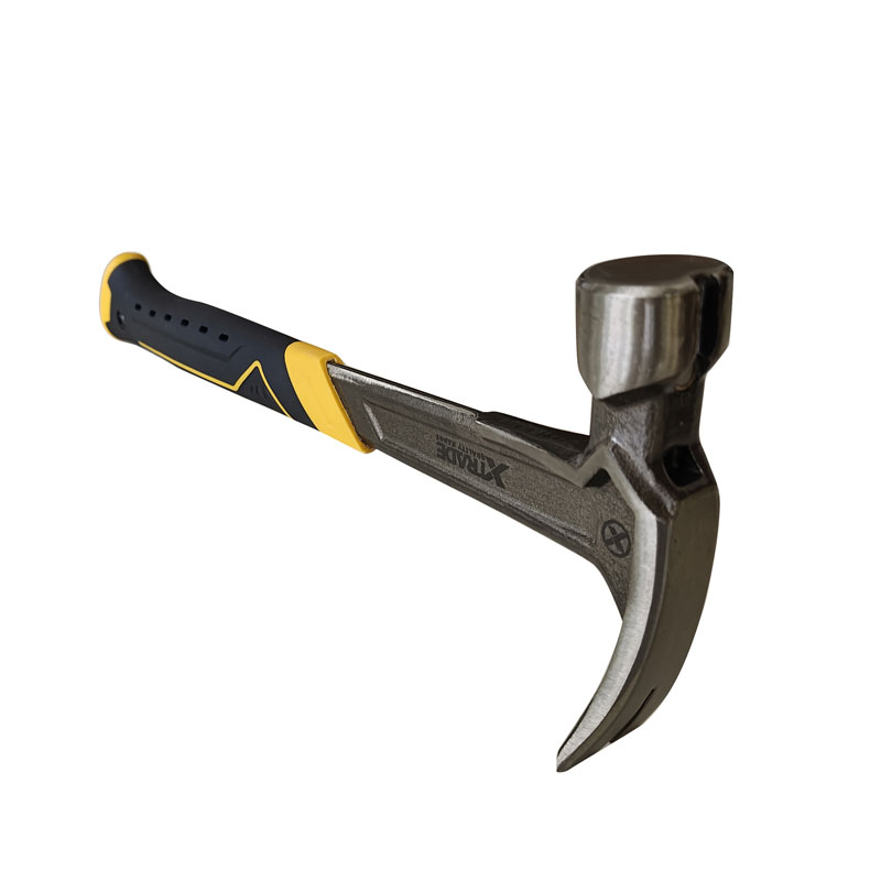 thumbnail image 2 of XTrade 16oz One-Piece Steel Framing Claw Hammer - Anti-Slip Grip X0900117 2 of 5